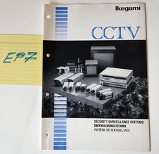 70er 80er Jahre Ikegami Überwachungstechnik Katalog Rarität #EP7
