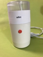 Elektrische Kaffeemühle BRAUN  Modell KSM1 weiß, gepflegt voll funktionstüchtigt