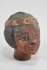 N92E10- Kopf einer ägyptischen Königin Replik aus Stuck