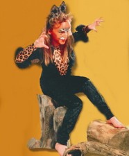 LEOPARD WILDKATZE KOSTÜM