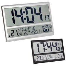 TFA 60.4520 XL Funkwanduhr digital Temperatur Wanduhr Funkuhr Datum Wochentag