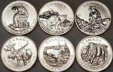 1 OZ Unze Silber 9999 Feinsilber Münze Canada 2013 Antilope Anlage Barren RAR