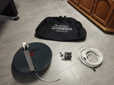 Camping Satellitenschüssel mit Kabel und Halterung für Dreibein Stativ