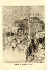 Tanz im Freien XL Kunstdruck