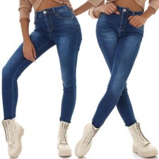 Damen High-Waist Stretch-Jeans