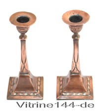 PAAR JUGENDSTIL Kerzenleuchter