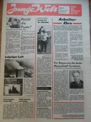 Junge welt november 1989 - welt,