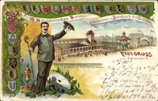 Wappen Litho Zwickau in Sachsen, 19. Mitteldeutsches... - 11471613