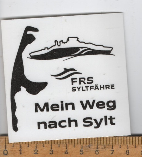 Aufkleber frs syltfähre - aufkleber,