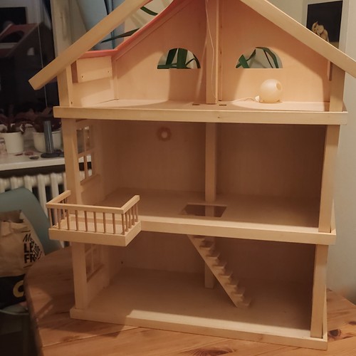 Holz puppenhaus stockwerke - holz, 2