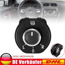 Elektrischer Spiegel Verstellung Schalter Chrom Für VW POLO 6R 6C 6RD959565B DE