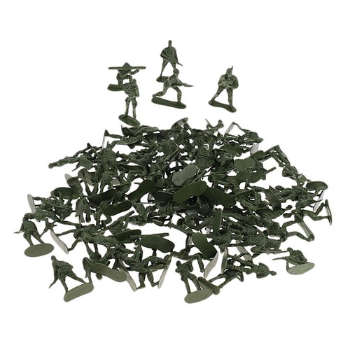 100 stück plastiksoldat 5cm - 100,