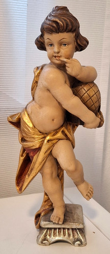 Holzfigur geschnitzt engel - geschnitzt,, engel,