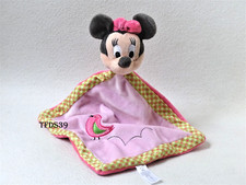 Disney Minnie Mouse rosa mit Stickerei Nicotoy Kuscheltuch Schmusetuch (T208)