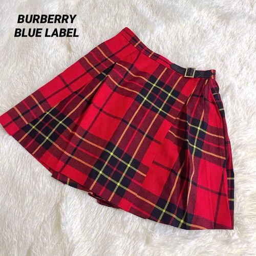 Burberry blue label wollrock - label,