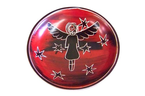 Schale schutzengel rot neu - schale,