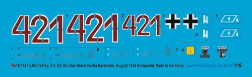 Peddinghaus decals 1141 - peddinghaus-decals, 1/16