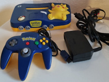 Original Nintendo 64 Pikachu Edition N64 Pokémon mit Controller NUS-101