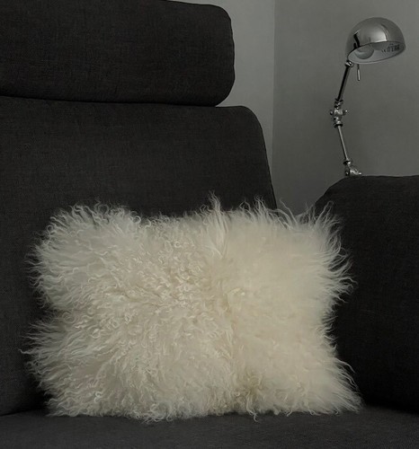 Lammfellkissen 40 cm - lammfellkissen,