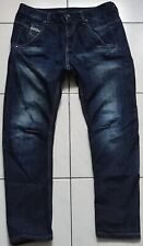 Diesel Jogg Jeans FAYZA LOW WAIST Blau gekürzt auf 27/28 RELAXED-BOYFRIEND