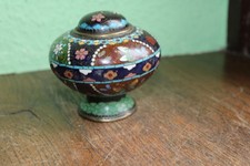 Antike Cloisonne Dose China oder Japan