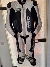 LederKombi Held HRD Gr 48 Einteiler Racing weiß/schwarz 94