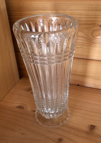 Ddr pressglas vase - pressglas-vase, –