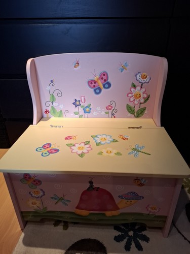 Kindertruhe sitzbank fantasy - kindertruhe,