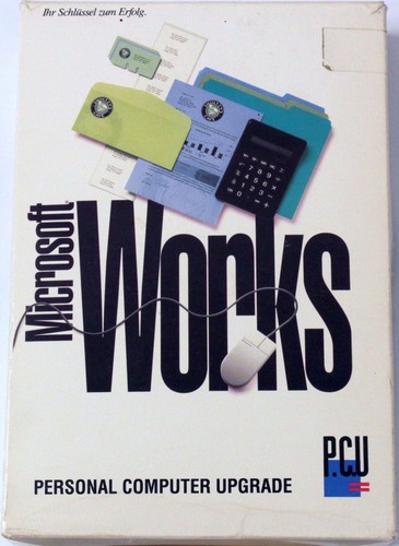 Rarität microsoft works - raritÄt,