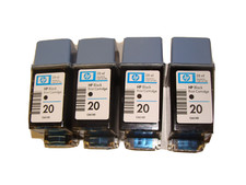4 x Patrone HP20 C6614DE 28ml Deskjet 610c 612c 615c 630c 640c Fax 1020