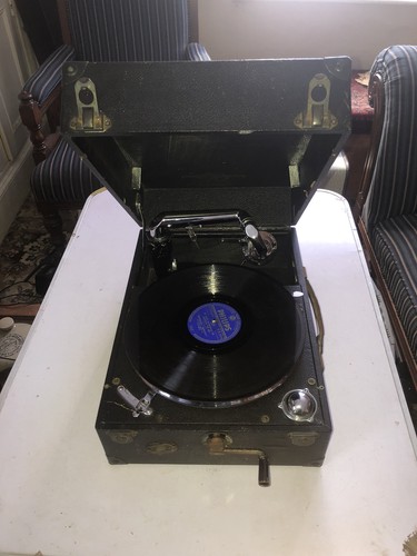 Columbia aufzieh grammophon - columbia,