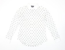 Zara Man Langarmhemd weiß