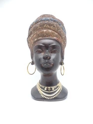 Afrika frauenkopf figur mit - frauenkopf,