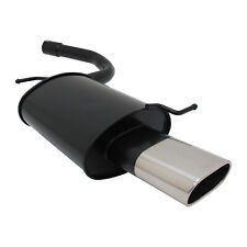 Novus Sportauspuff für Audi A4 B6 / 8E 135x75mm Endschalldämpfer mit ABE