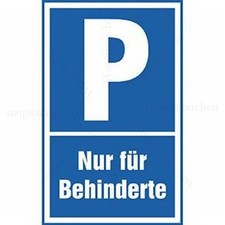 Autoaufkleber Parkplatz Behindert Handicap 532 Sticker-12cm