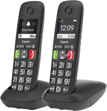 Gigaset E290 DUO-SET   Senioren Telefon mit 2 schnurlosen Mobilteilen