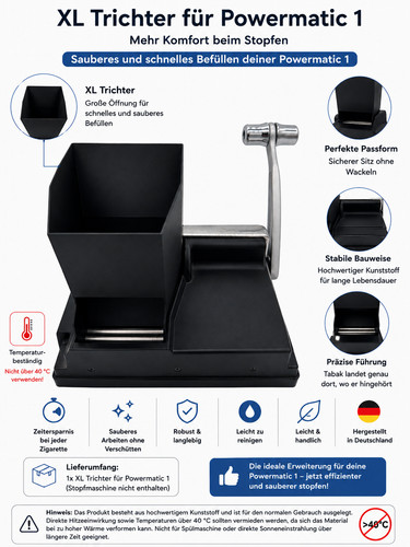 Trichter für powermatic - trichter, 1+