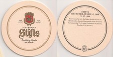 Dortmunder Stifts - alter Bierdeckel "Silvester-Festival 2000" - Version 2