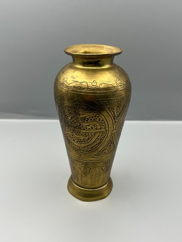 Antike messing vase handarbeit - antike,