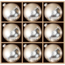 Weihnachtskugeln Set 9 Glas