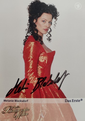 Melanie blocksdorf autogramm - melanie,