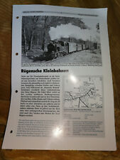 Rügensche Kleinbahnen Gera Nova Ergänzungsband Eisenbahn Schmalspur Nebenbahn