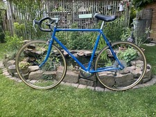 VINTAGE MOTOBECANE RENNRAD FAHRRAD HALBRENNER RETRO 80er BLAU