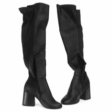 BAMBOO Black Over-the-Knee