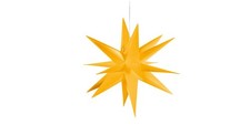 LIVARNO home LED-Leuchtstern, 3,6 W gelb Weihnachten Beleuchtung *B-Ware