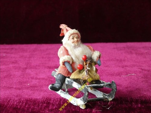Antiker nikolaus auf - nikolaus, schlitten