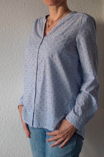 Damen oversize bluse - oversize,