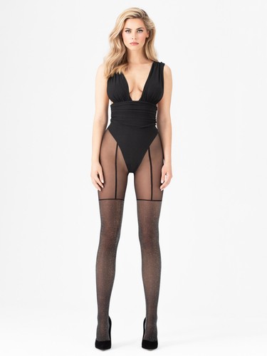 Straps strumpfhose glanz - straps-strumpfhose,