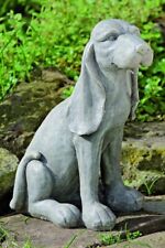 Gartenfigur Hund sitzend