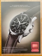 Wempe Zeitmeister Chronograph Glashütte 2013 Vintage Watch Ad Werbung Reklame